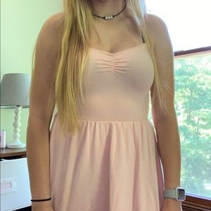 Light Pink Forever 21 Babydoll Dress